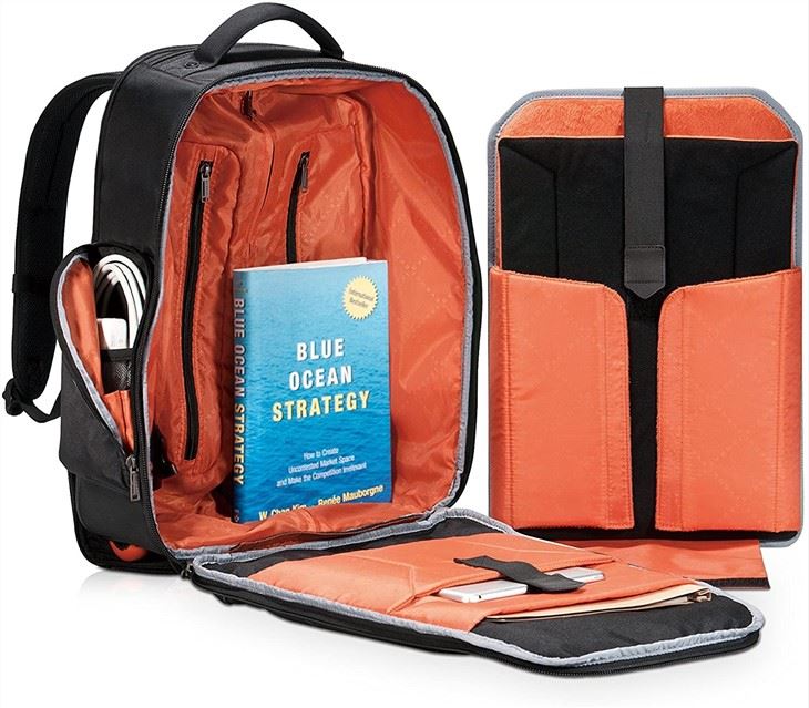 Wheeled Backpack For 13-17.3-Inch Laptop