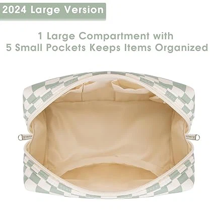 Grid Multifunctional Makeup Bag